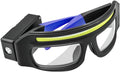 LED Glasses Rechargeable Headlight with Motion Sensor and Touch Control, 5 Modes USB C Lighted Glasses for Night Running,Camping, Fishing, Cycling, Hiking, Hands-Free Lighting (Blue) - color: Blue