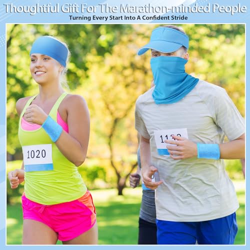 Halloscume 21 Pcs Runner Gift Set Marathon Gifts for Runners - color: Blue