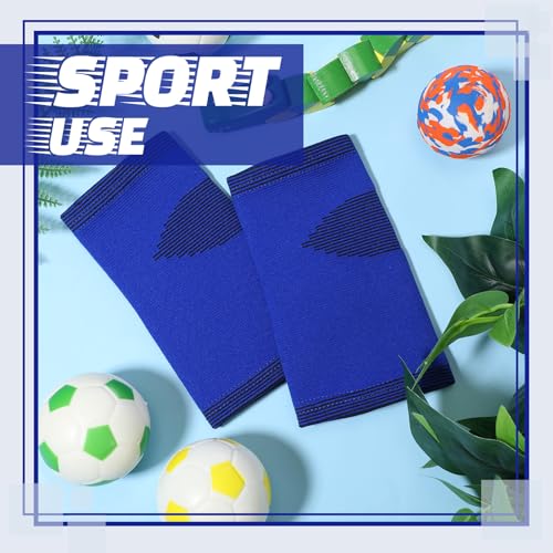 Tarpop 3 Pair Girls Ankle Brace Compression Sleeves, Blue, Small - color: Blue, size: Small
