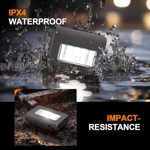 Yzoni 2 Pack Rechargeable LED Running Lights