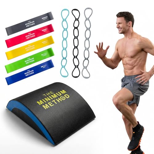 Joey Thurman Workout Bundle | Complete Home Gym Equipment Set | 7-Ring Resistance Bands, Mini Loop Bands and Ab Mat | Full Body Fitness Training System for Core, Glutes, Arms and Legs