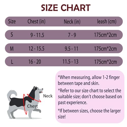 Cat Harness and Leash Set, Adjustable Soft Vest with Reflective Strap - color: pink-2, size: Small(chest:9''-11.5'')