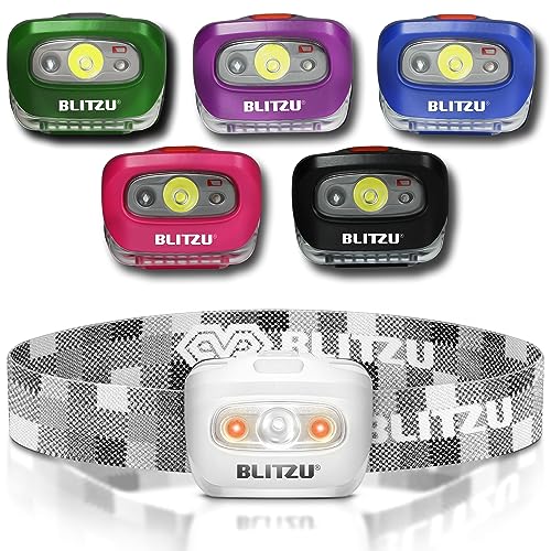 LED Headlamp, Super Bright Headlight Flashlight, Kids & Adults Outdoor Use - color: White