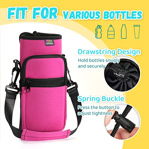Nuovoware Water Bottle Carrier Bag, 25oz/32oz, Plum Red - color: Plum Red, size: 25-32 Ounces - Standard
