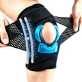Bareform Meniscus Brace, Knee Brace Patellar Support (Black, XL) - size: XL
