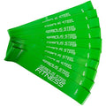 Serious Steel Fitness Mini Resistance Loop Bands | Rehab and Prehab Stretch Bands | 12" Exercise Workout Bands (Sets of 5 Pack and Sets of 10 Pack Trainer Options Available!) - color: Light 10 Pack (2" x 12")