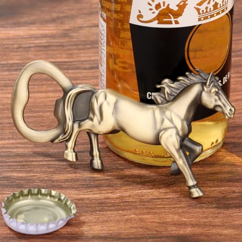 Horse Bottle Opener, Equestrian Gifts Horse Gifts for Women Men - color: Bronze with Gift Box