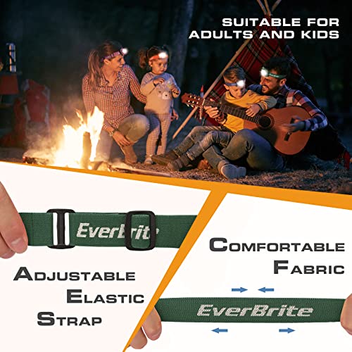 EverBrite Headlamp, 5 Pack LED Head Lamp for Kids & Adults, Red Light - color: Multicolor