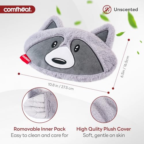 Raccoon Microwave Heating Pad for Pain Relief, Moist Heat Pack - style: Raccoon