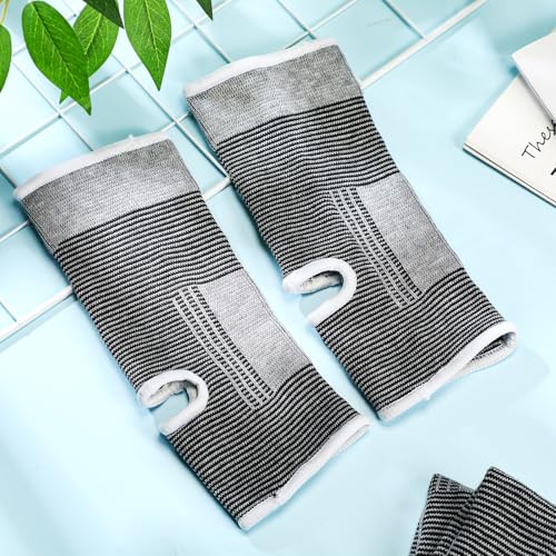 Haysandy 4 Pcs Kids Ankle Brace Support, Gray, 10-15 Years - color: Gray, size: 10-15 Years