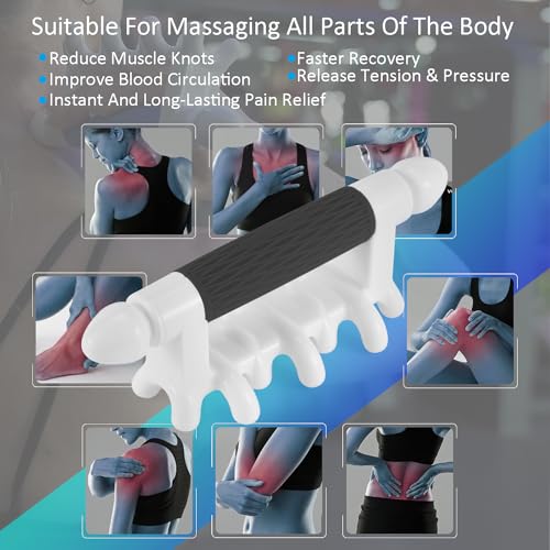 Fascia Massage Tool Myofascial Release Blaster Tools for Anti-Cellulite Skin Soothing Lymphatic Drainage Trigger Point Deep Tissue Neck,Shoulder,Lower Back,Psoas,Thighs,Butt & Full Body(Black) - color: Black, size: Small