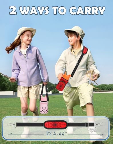 Miss Adola Kids Water Bottle Carrier, 10-18 Oz - color: Red Eyes