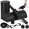 8 in 1 Foam Roller Set for Deep Tissue Muscle Massager