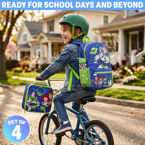Get Trend Disney Toy Story Boys Backpack, 4 Piece Set - color: Blue Toy Story