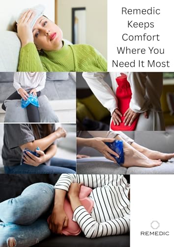 Remedic Hot & Cold Pack Wrap – Adjustable Neck & Head Support Bandage