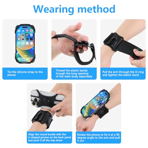 Sweat-Proof Phone Holder Armband 360° Rotation Universal Running