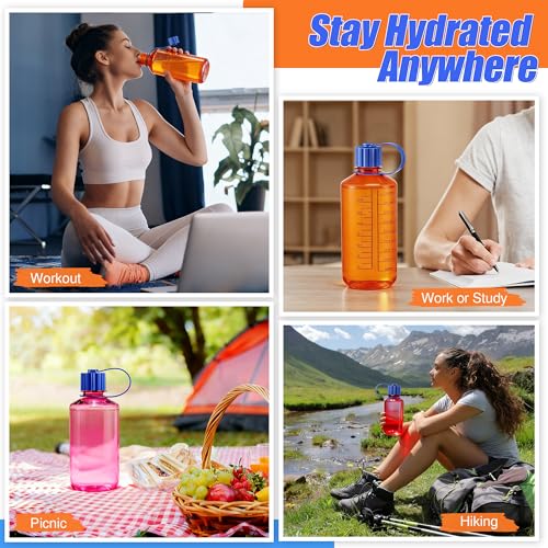 Narrow Mouth Water Bottle Replacement Lid - color: Blue