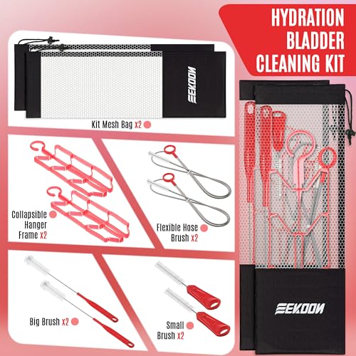 Feekoon Reservoir Hydration Bladder Cleaning Kit for Hydration Backpack