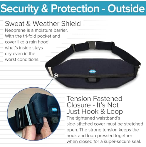 Tune Belt SP2 Slim, No-Bounce, Sweatproof Running Belt for Large Phones