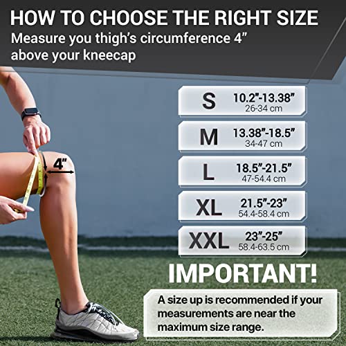 DR. BRACE ELITE Knee Brace with Side Stabilizers & Patella Gel Pads - color: Pluto, size: X-Large