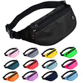 Fanny Packs for Men and Women Water-Repellent Sports Waist Pack Bag - color: 1pack-Black