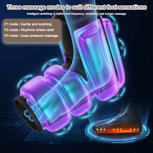 Heated Cordless Foot Massager for Plantar Pain Relief & Swelling for Ankle, Feet and Blood Circulation, Perfect Gifts for Men Women, Dad Mom (Birthday, Holiday)