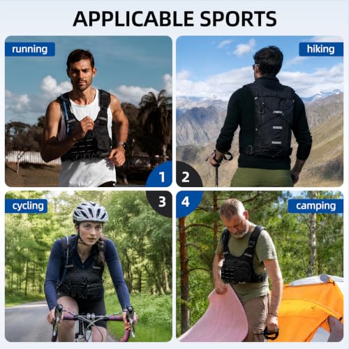 NOOLA Running Vest with 2L Water Bladder and Gear Holster - size: Small