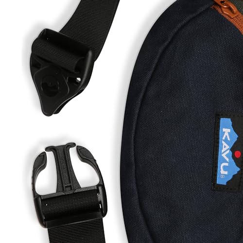 KAVU Canvas Spectator Belt Bag, Cotton Fanny Pack for Travel - color: Grimm Forest