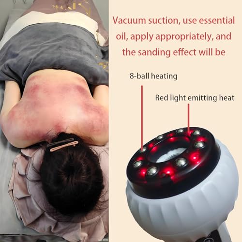 Lymphatic Drainage Massager with Suction & Heat Cupping Massager