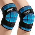 NEWGO 360° Knee Ice Wrap, 60-Min Cold Therapy with Ice Grid, 2 Pack