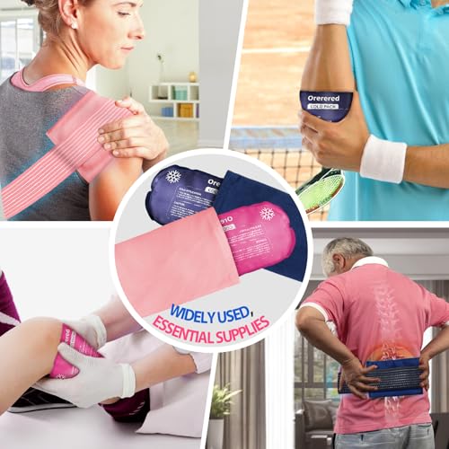 Reusable Cold Ice Packs for Injuries,3-Piece Set - color: 3pcs-blue
