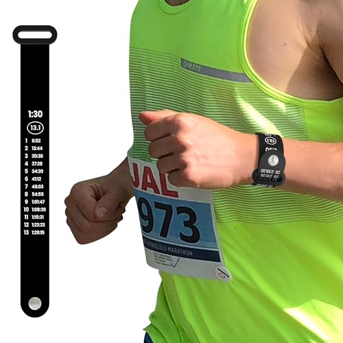 BibBoards Marathon Pace Band - color: Half Marathon 1:30