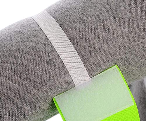 6 Pieces Elastic Soccer Captain Armband Adjustable Football Basketball Player Bands for Adult Youth - color: Green