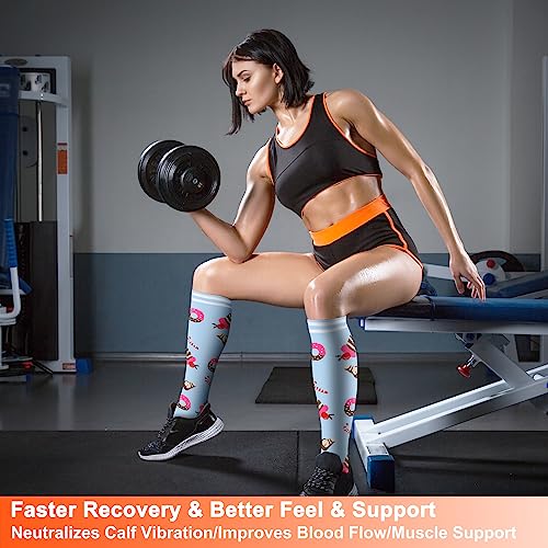 FEYHAY Copper Compression Socks (8 Pairs) 15-20 mmHg Circulation is Best Athletic & Daily for Men & Women, Running, Climbing - color: 09 Colour Mixture, size: Small-Medium