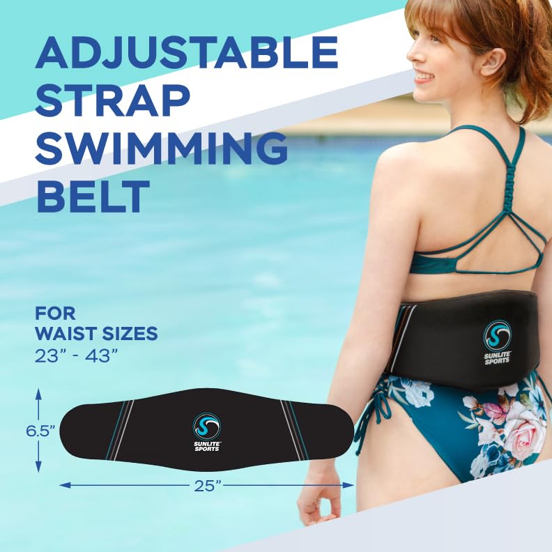 Sunlite Sports AquaFitness Deluxe Flotation Swimming Belt - Water Aerobics Equipment for Pool, Low-Impact Workout - size: Standard Large