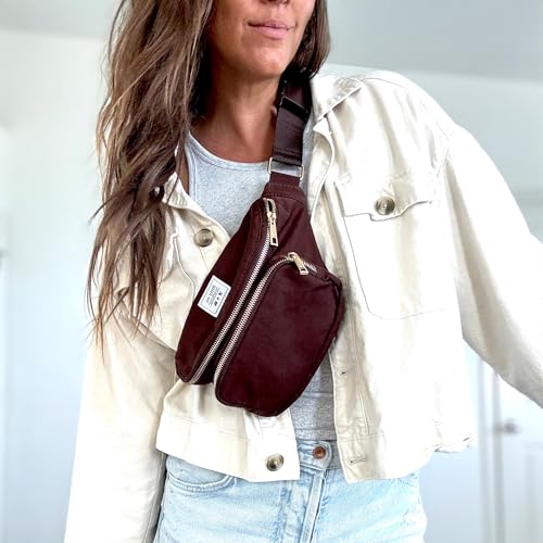 Ditty Co. Small Diaper Bag - Portable Changing Pad - Crossbody Bags For Women - Baby Wipe Holder - Baby Travel Essentials (Chocolate Brown) - color: Chocolate Brown
