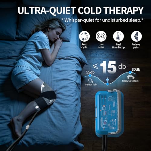Programmable Timer Ice Machine for Knee After Surgery w/Temp Disp