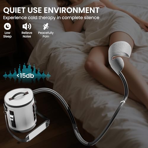 Medical-grade Cold Therapy Machine with Timer, Ice Machine for Shoulder After Surgery, Cold Compress Ice Pack Wrap, Ice Water Circulator,Knee, Ankle and Hip, Replacement Recovery Aids(Shoulder)
