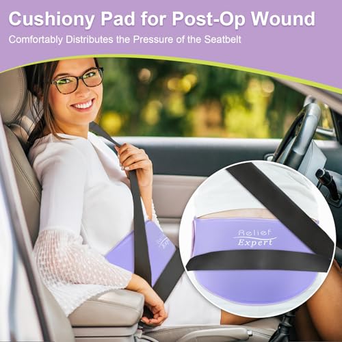 Soft Gel Ice Pack for C-Section Recovery, Cold Therapy Belly Binder,Purple
