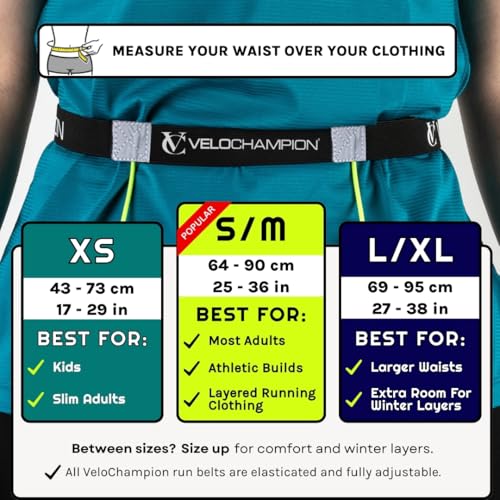 VeloChampion Triathlon Race Number Running Belt, Medium, 1 Pack - size: Medium