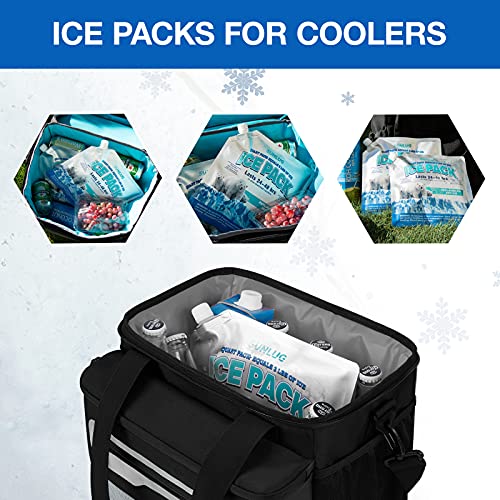Cooler Ice Packs Reusable Ice Packs for Coolers Long Lasting Freezer Packs for Cooler Bag, Lunch Bags, Cooler Backpacks - color: 3 Pack - All Purpose Ice Packs
