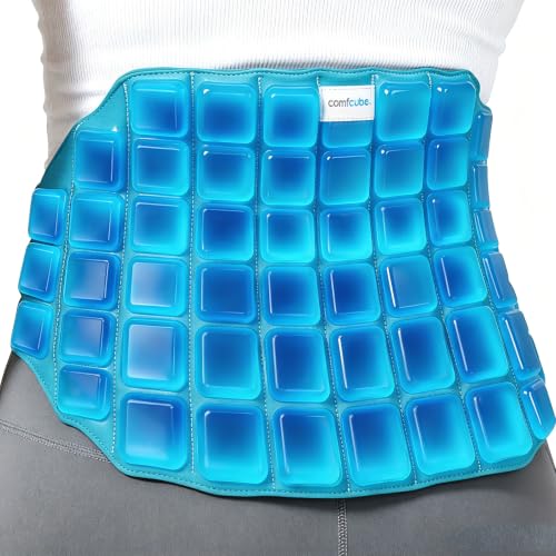 Ice Pack for Back Pain Relief, 2 Hours Cold Lower Back Ice Wrap - style: Back