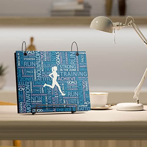 Gone For a Run BibFOLIO Race Bib Album - Running Inspiration Female - 9.5x8 - color: Running Inspiration Female