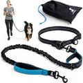 SparklyPets Hands Free Dog Leash, Medium & Large Breeds (Blue, 1 Dog) - color: Blue, size: 1 dog M/L