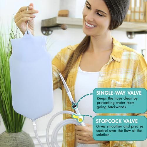 Enema Tubing Replacement Pack for Bucket and Silicone Bag