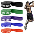 HAPBEAR Pull Up Assistance Bands - Pull Up Bands - Resistance Bands - Exercise Bands Resistance Bands Set of 5 - Workout Bands for Working Out, Stretching, Muscle Training - color: Black