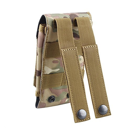 Universal Tactical MOLLE Holster Army Mobile Phone Belt Pouch EDC Security Pack Carry Accessory Kit Waist Bag Case Compatible iPhone 13 Pro X XS Max XR 7 8 6/6s Plus for Samsung Galaxy S10 S9 S8 Plus - color: #E (Big)