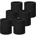 WILLBOND Wrist Sweatbands - color: Black