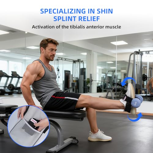 Original Dumbbell Foot Attachment Heavy Duty Durable, Practical Leg Ankle Curl Attachment Adjustable, Tbialis Raise Trainer Weight Holder Foot Strap for Weight Monkey Feet Foot Weights for Exercise