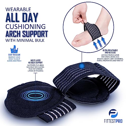 Plantar Fasciitis Foot Pain Relief 14-Piece Kit – Premium Planter Fasciitis Support, Gel Heel Spur & Therapy Wraps, Compression Socks, Foot Sleeves, Arch Supports, Heel Cushion Inserts & Grips - style: S/M
